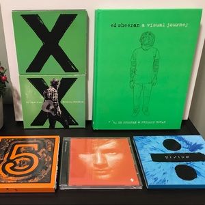 Ed Sheeran Bundle w/ Hardback Book and CDs